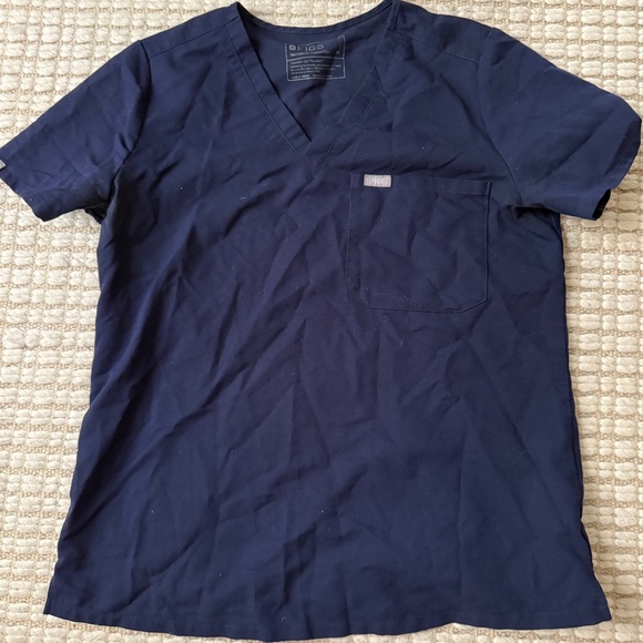 Figs Catarina Top Navy - Picture 1 of 2